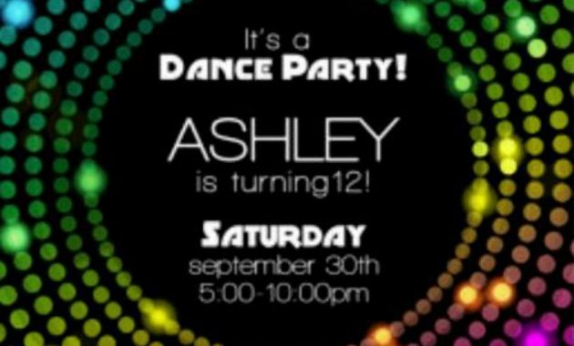 81 Find A Big Collection Of Disco Party Invitation Template Examples with regard to dimensions 1000 X 1409