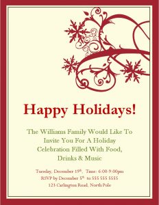 84 Create Custom Office Holiday Party Invitation Template Examples pertaining to sizing 852 X 1100