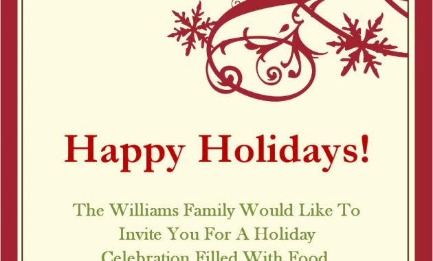 84 Create Custom Office Holiday Party Invitation Template Examples pertaining to sizing 852 X 1100