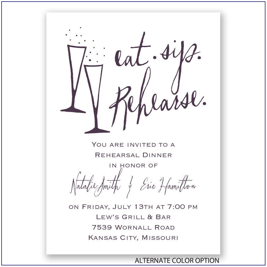 84 Special Rehearsal Dinner Invitation Example Editable For with regard to measurements 1015 X 1015