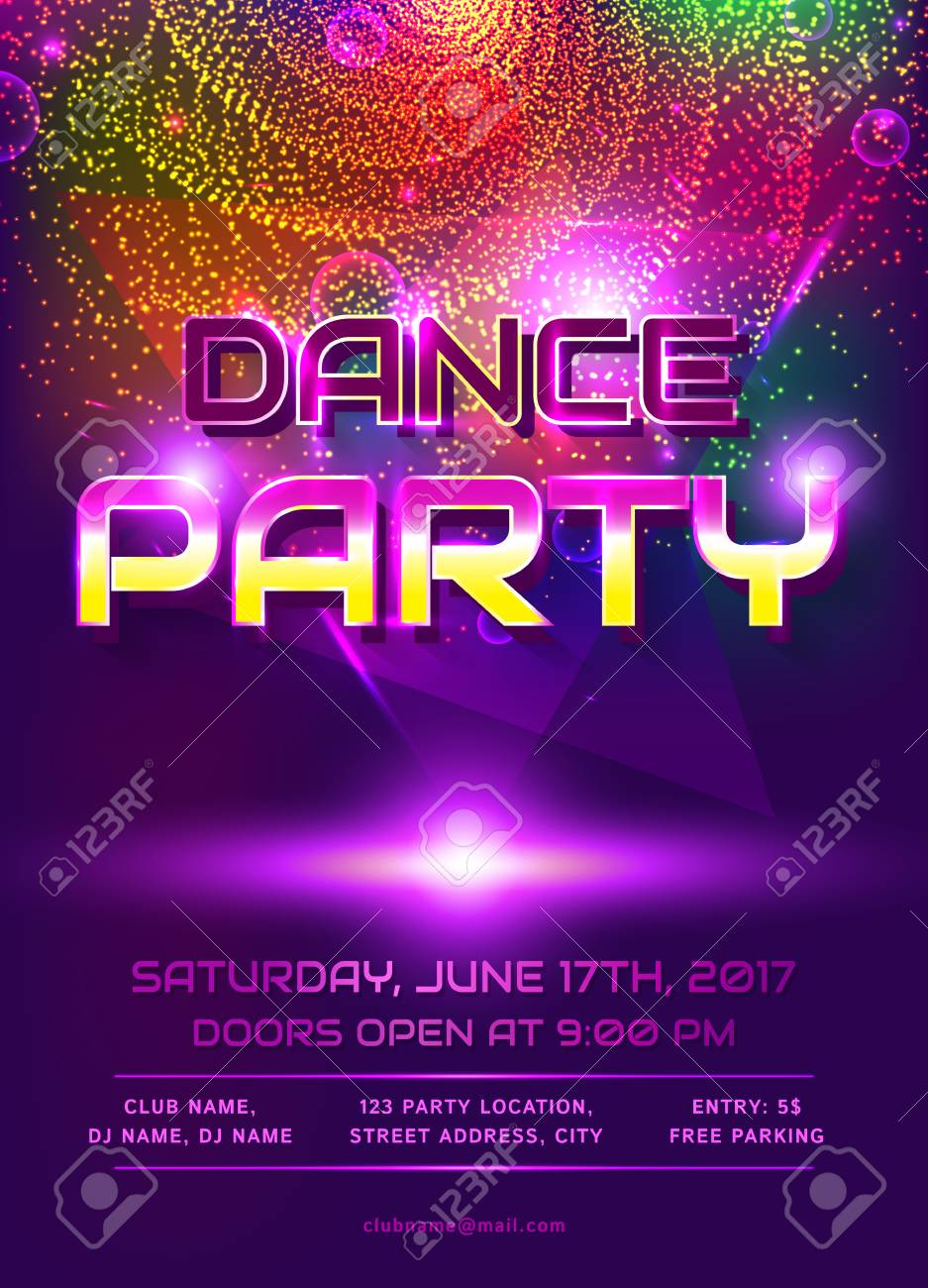 85 Customize Our Easy To Use Disco Party Invitation Template Sample regarding sizing 937 X 1300