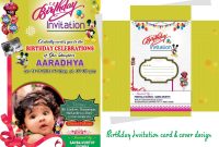 89 Create Amazing Birthday Invitation Card Template Psd Design with regard to measurements 1600 X 1134