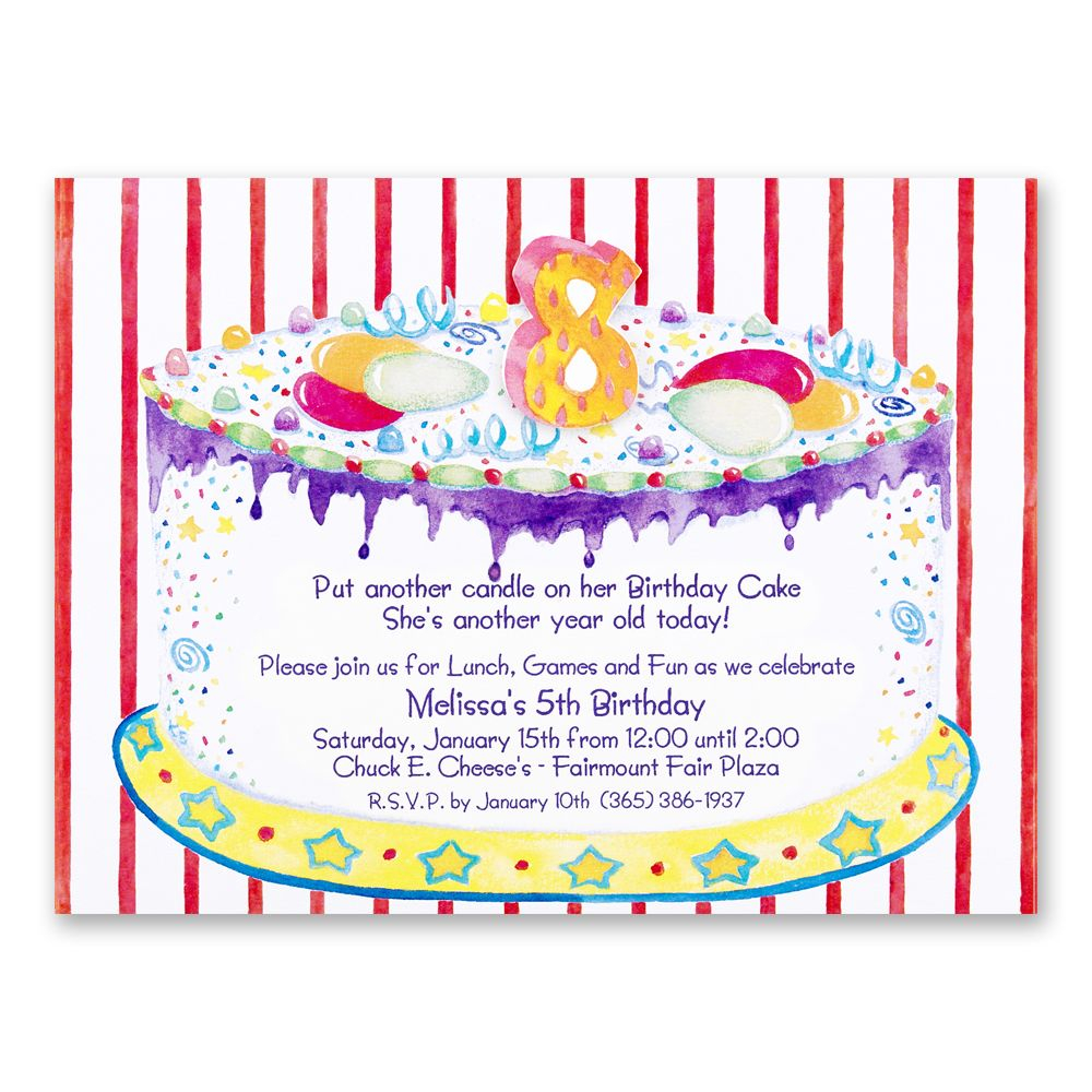 8th Birthday Party Invitations Wording Birthday Invitation For regarding measurements 1000 X 1000