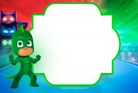 9 Free Pj Masks Birthday Invitation Templates Free Printable throughout size 2100 X 1500