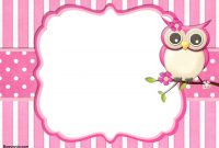 91 Create Your Own Owl Birthday Invitation Template Printable Owl within proportions 1500 X 1071