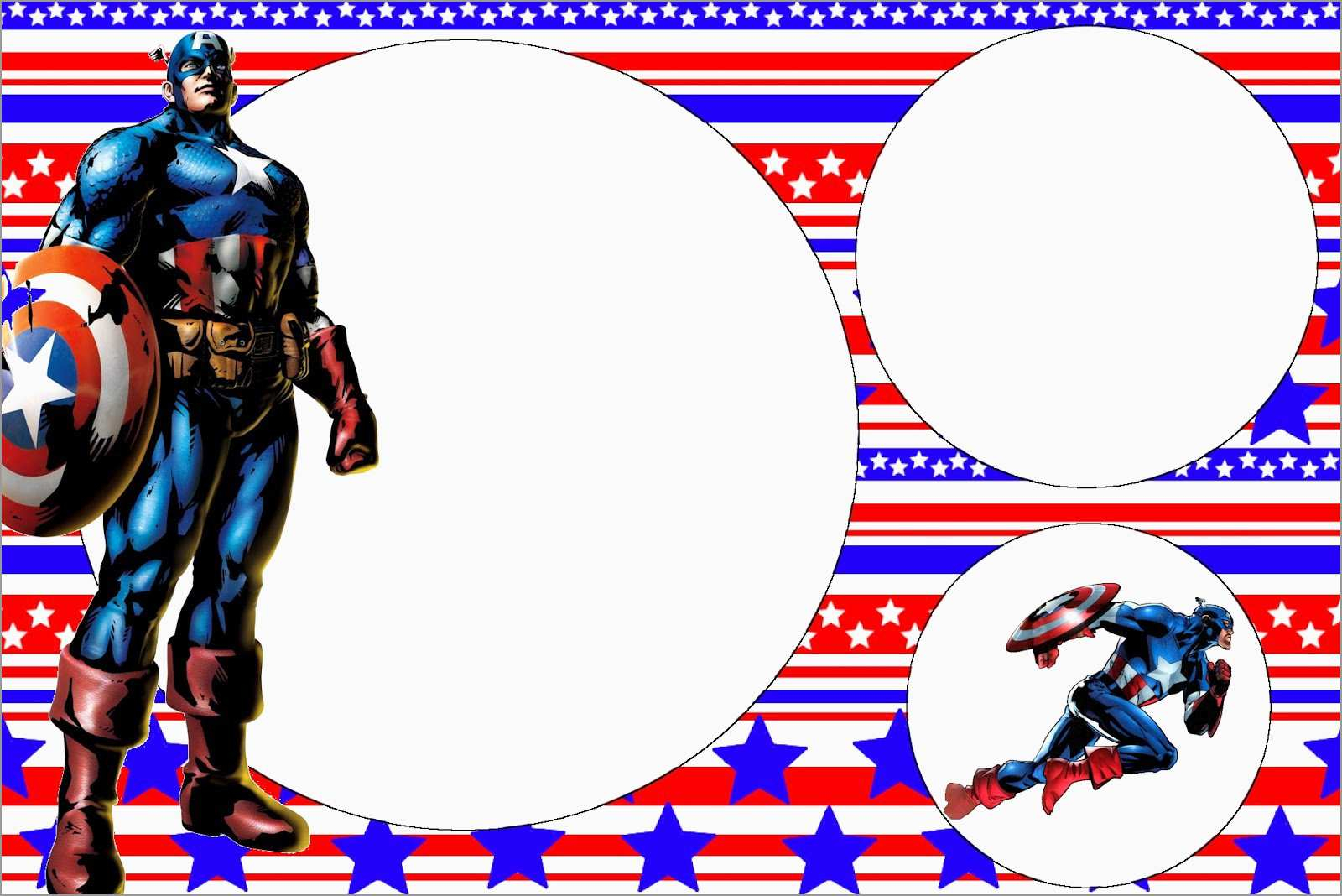 94 Create Amazing Captain America Birthday Invitation Template Very intended for proportions 1600 X 1068