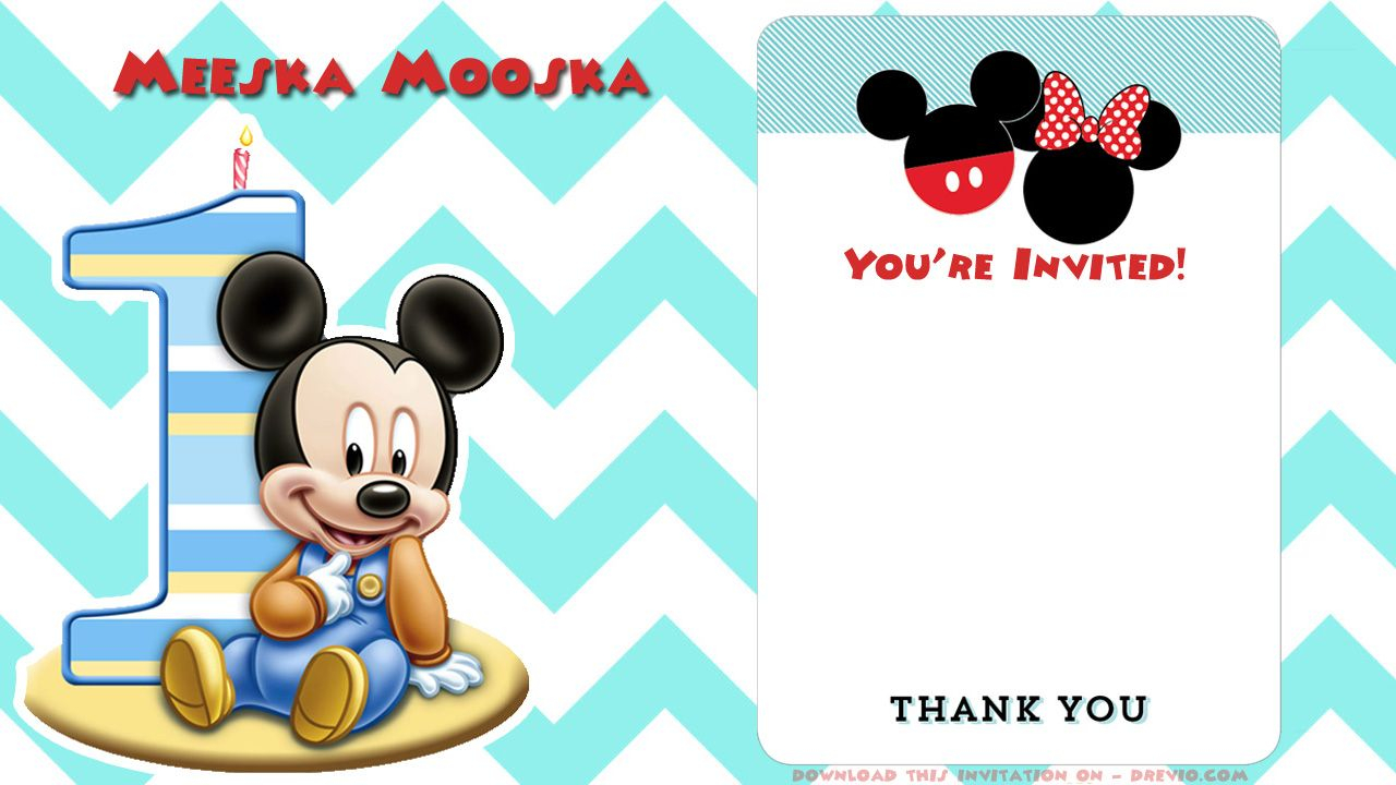 98 Create Amazing Mickey Mouse Clubhouse Blank Invitation Template within measurements 1280 X 720