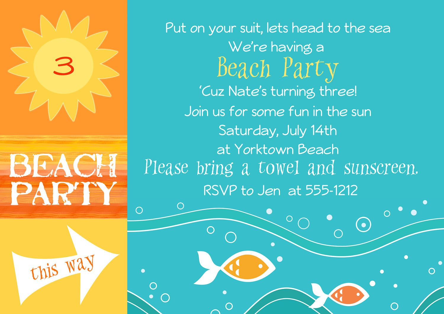 99 Beach Themed Birthday Invitations Free Beach Party Invite Free pertaining to sizing 1500 X 1063