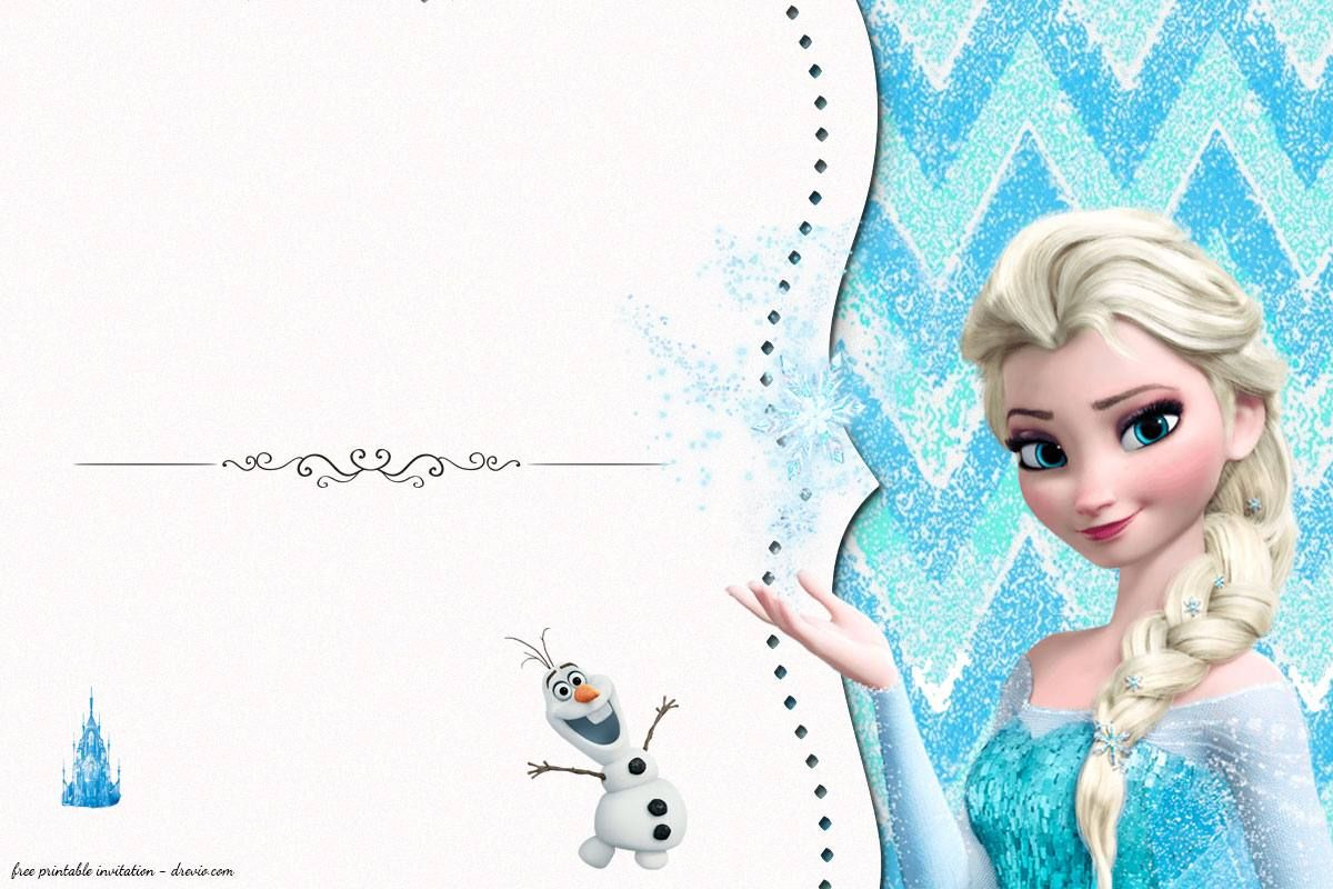 99 Create Your Own Frozen Party Invitation Template Download Photo within dimensions 1200 X 800