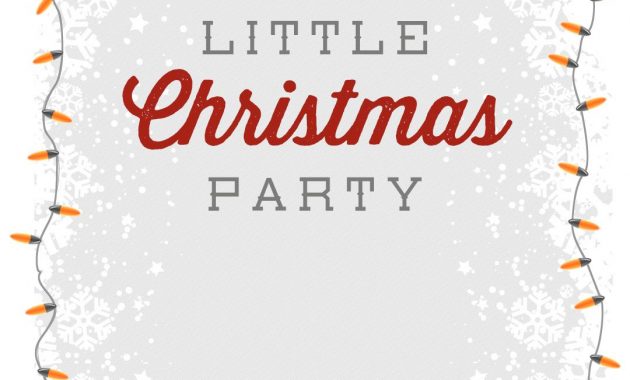 A Merry Little Party Free Printable Christmas Invitation Template within proportions 1080 X 1560