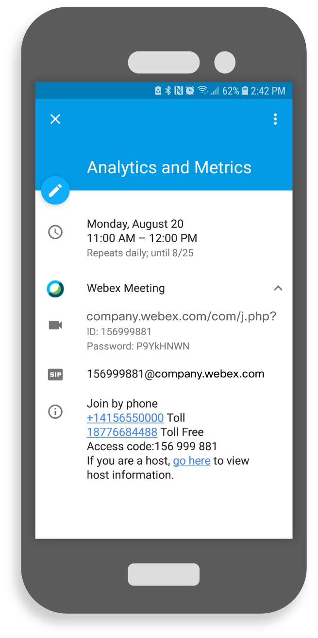 Advantages Of The New Cisco Webex For Google Calendar Integration within measurements 655 X 1315