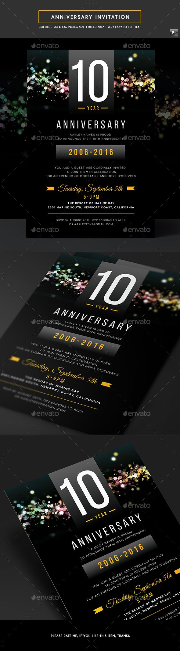 Anniversary Invitation Arifpoernomo Anniversary Invitation within measurements 590 X 2124