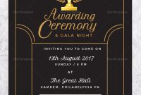 Annual Award Ceremony Invitation Design Template In Psd Word within proportions 1200 X 1800