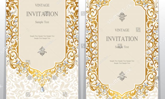 Arabic Wedding Invitation Template Invitation Templates Free throughout measurements 1500 X 1600