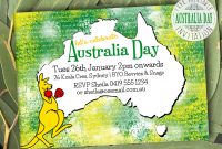 Australia Day Invitation Free Printable The Sassa Party Co intended for dimensions 1024 X 768