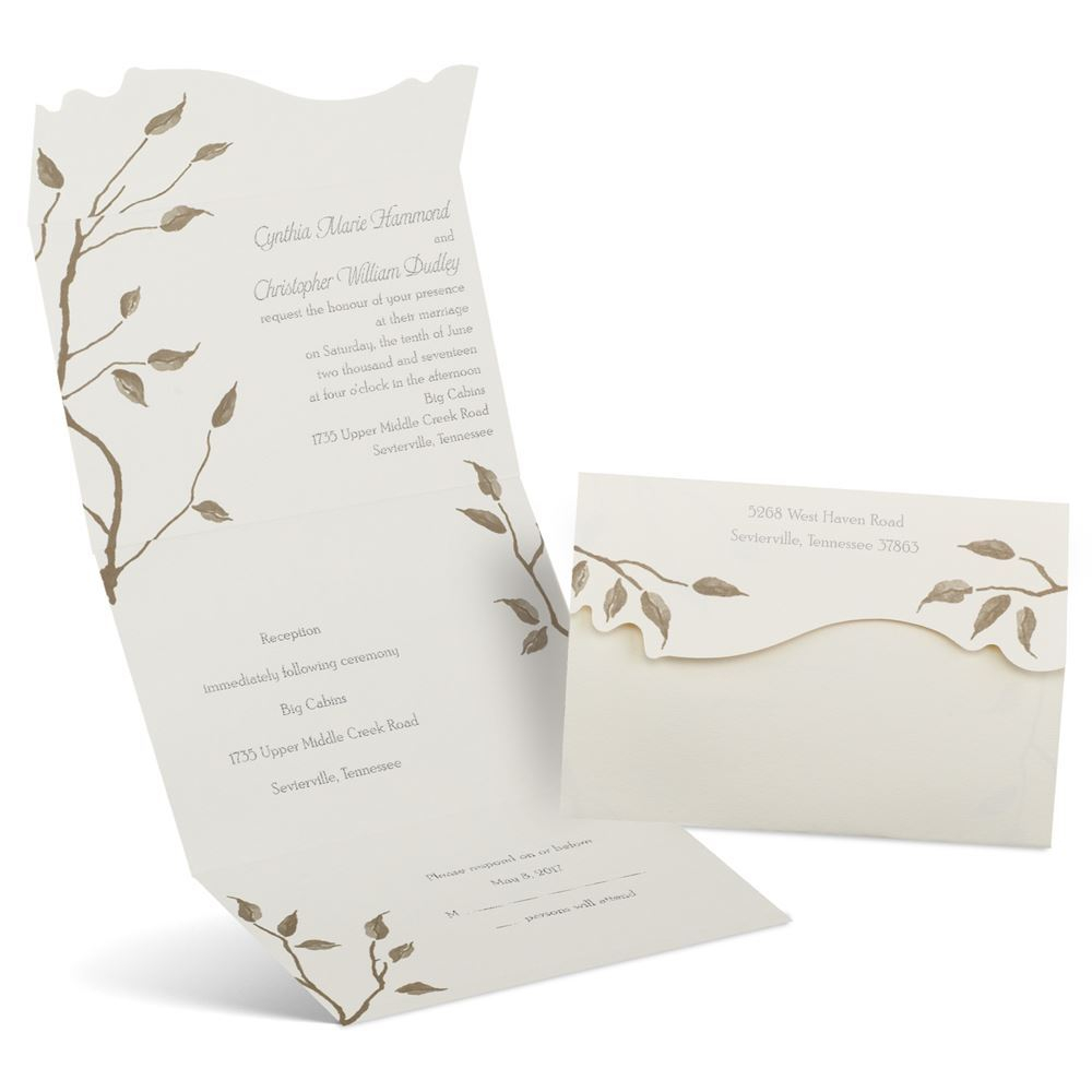 Autumn Seal And Send Invitation Anns Bridal Bargains with regard to proportions 1000 X 1000