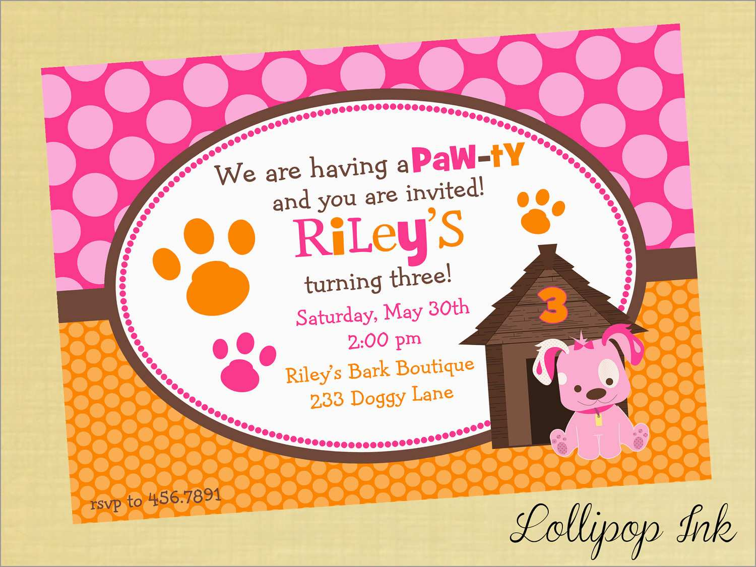 Awesome Dog Birthday Party Invitations Templates Free Best Of Template inside sizing 1500 X 1125