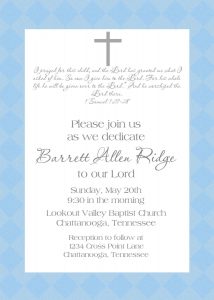 Ba Dedication Invitation Ba Ba Dedication Invitation Ba with sizing 1071 X 1500