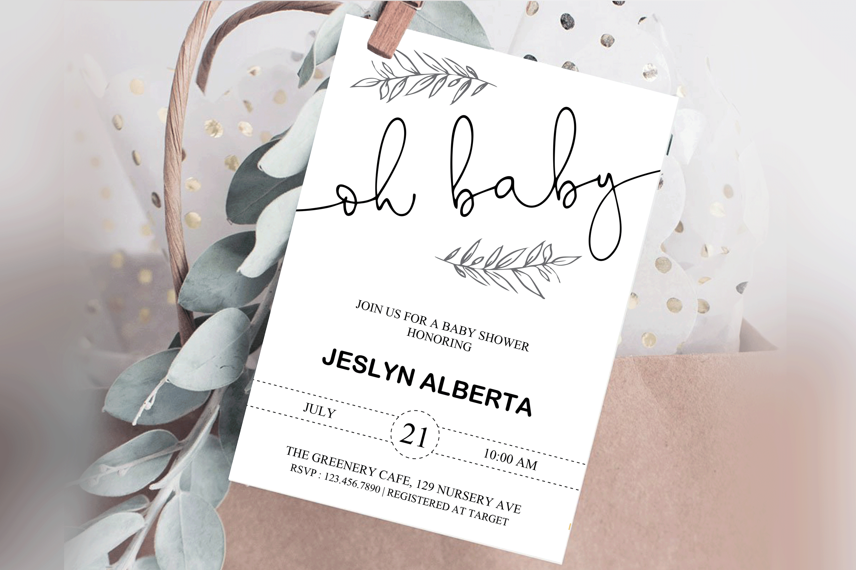 Ba Shower Invitation Ba Shower Invitations Template regarding dimensions 2871 X 1914