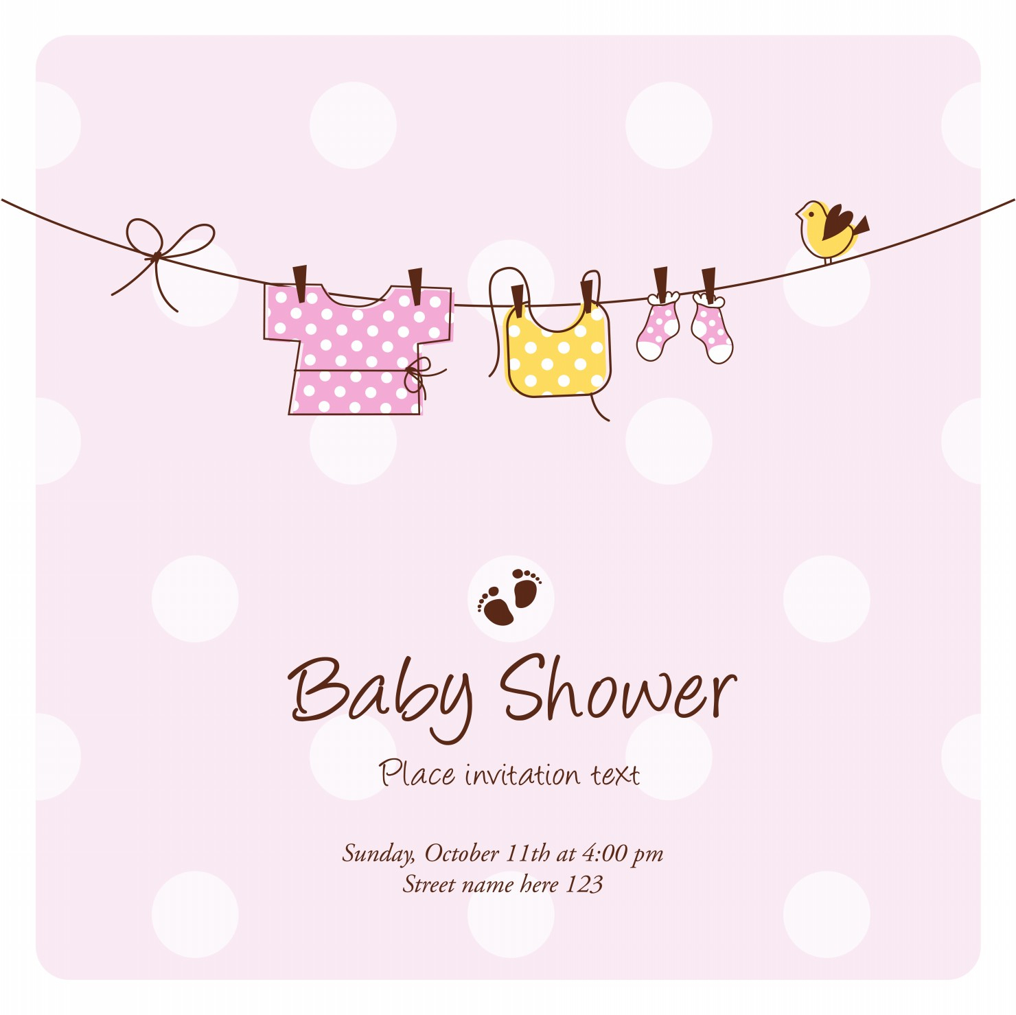 Ba Shower Invitation Cards Pics Ba Showers Design throughout dimensions 1480 X 1479