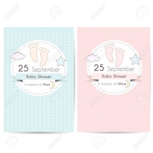 Ba Shower Invitation Cards Template For Scrapbooking With within measurements 1300 X 1300