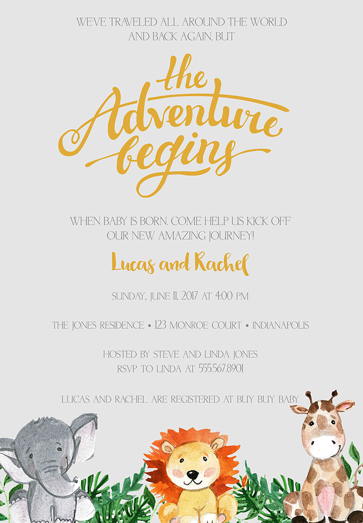 Ba Shower Invitation Wording To Welcome The Wee One Into The World intended for sizing 750 X 1080