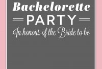 Bachelorette Party Invitation Free Printable Free Bachelorette inside dimensions 1080 X 1560