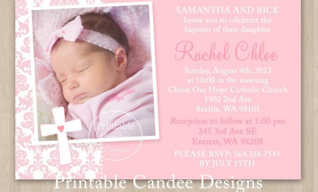 Baptism Invitation Template Editable Things I Love Christening intended for proportions 1200 X 857