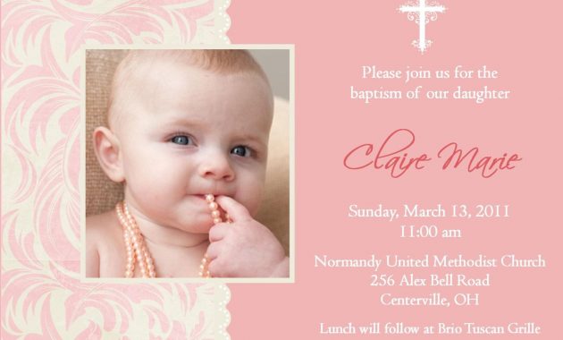 Baptism Invitation Templates Word Baptism Invitations Baptism within measurements 1500 X 1071