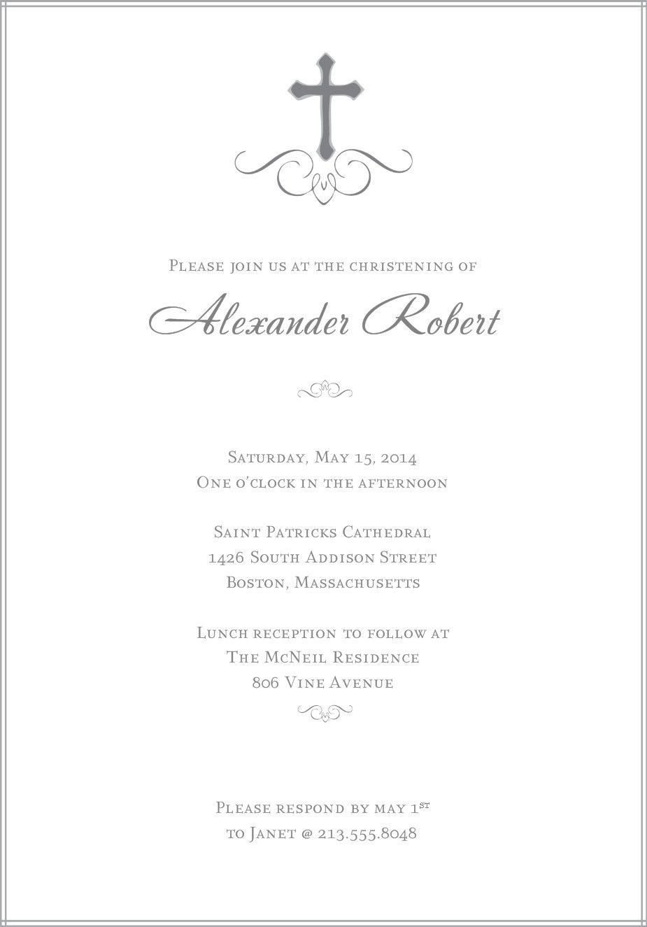 Baptism Invitations Templates Free Download Daughter Son throughout size 925 X 1325