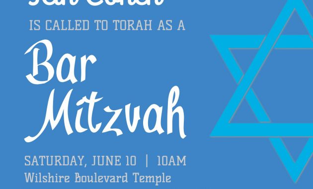 Bar Mitzvah Invitation Instant Download Editable Template Jewish with sizing 1575 X 2175