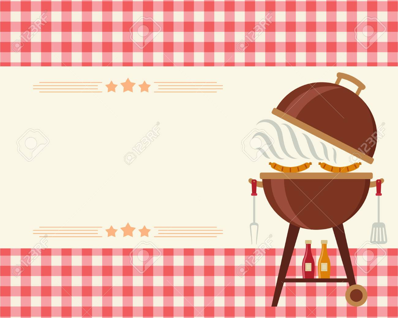 Barbecue Party Blank Invitation Flyercardinvitation Template for sizing 1300 X 1039