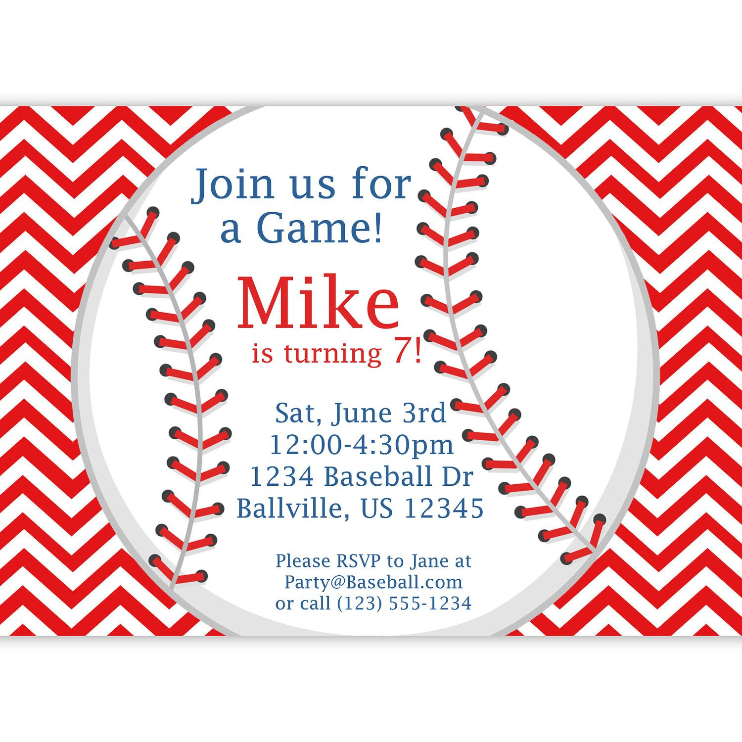 Baseball Birthday Party Invitation Templates Free Projects To Try for dimensions 1500 X 1500