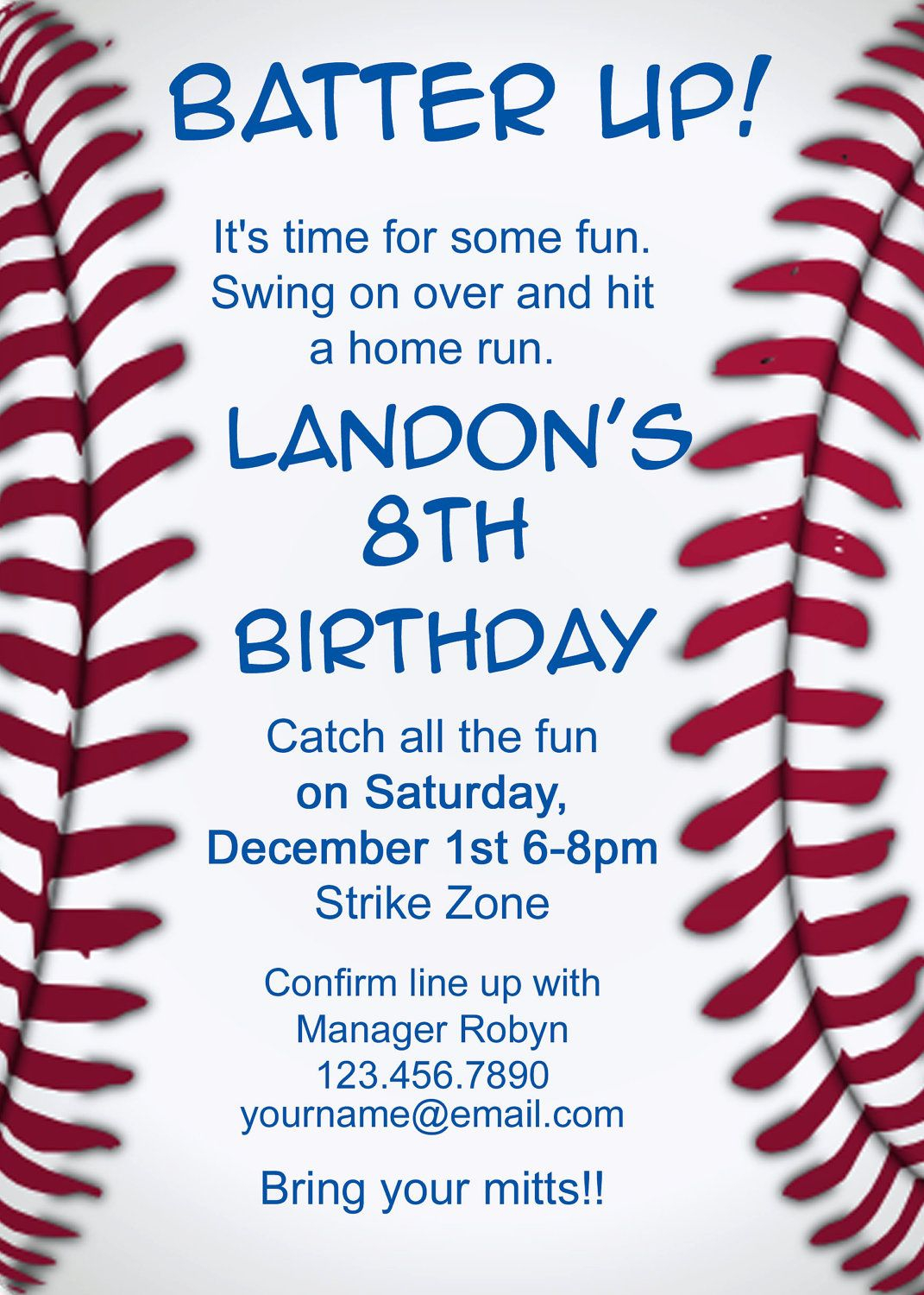 Baseball Invitation Wording Baseball Baseball Invitations within dimensions 1071 X 1500