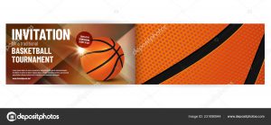 Basketball Tournament Invitation Template Sample Text Separate Layer with regard to sizing 1600 X 740