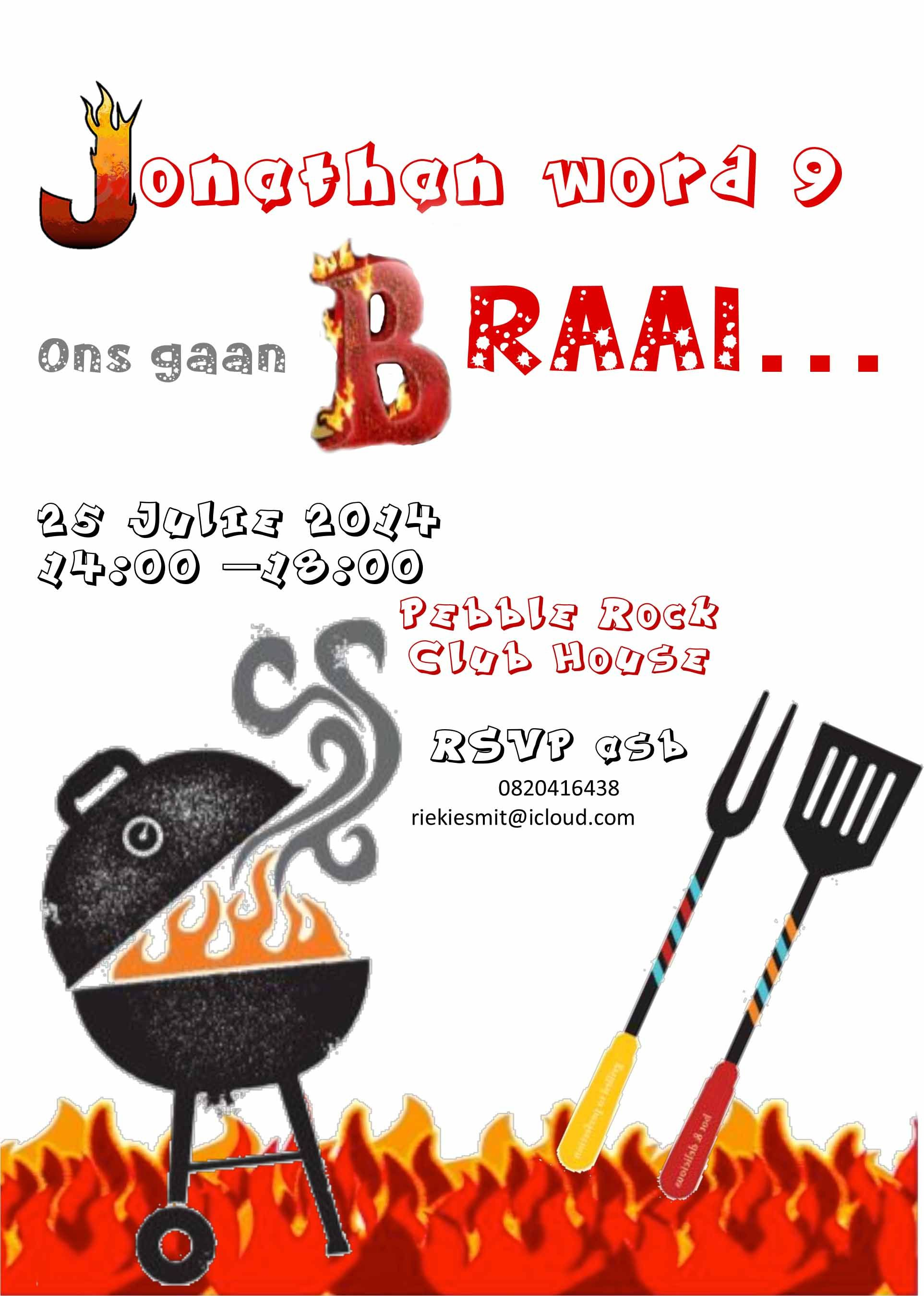 Bbq Invite Boys Birthday Braai Party For Boys Invitations Bbq within dimensions 1925 X 2698