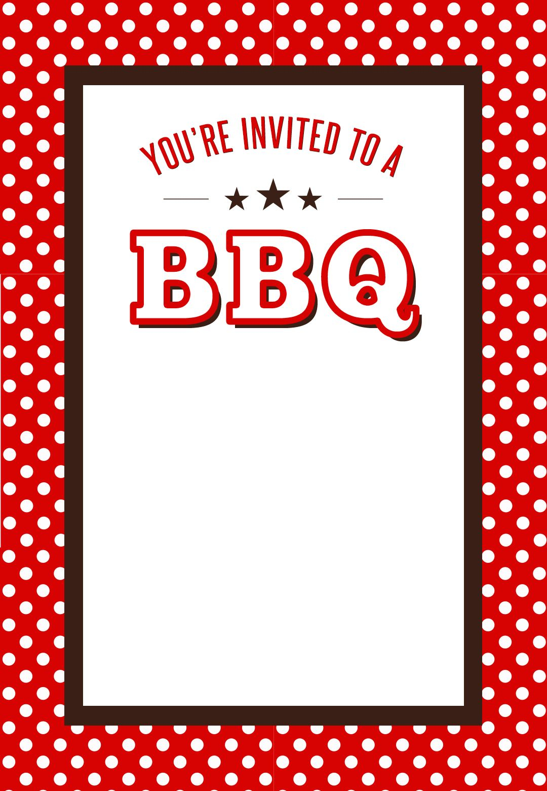 Bbq Party Invitation Free Printables Bbq Party Ideas Bbq Party inside proportions 1080 X 1560