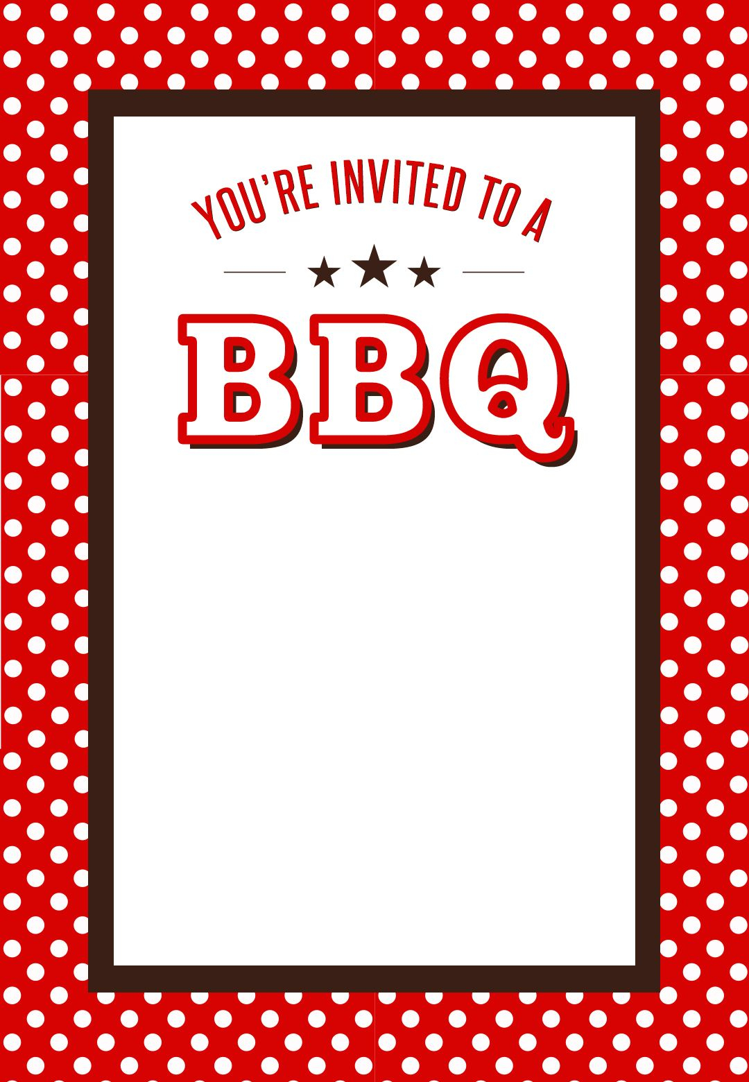Bbq Party Invitation Free Printables Bbq Party Ideas Bbq Party intended for proportions 1080 X 1560