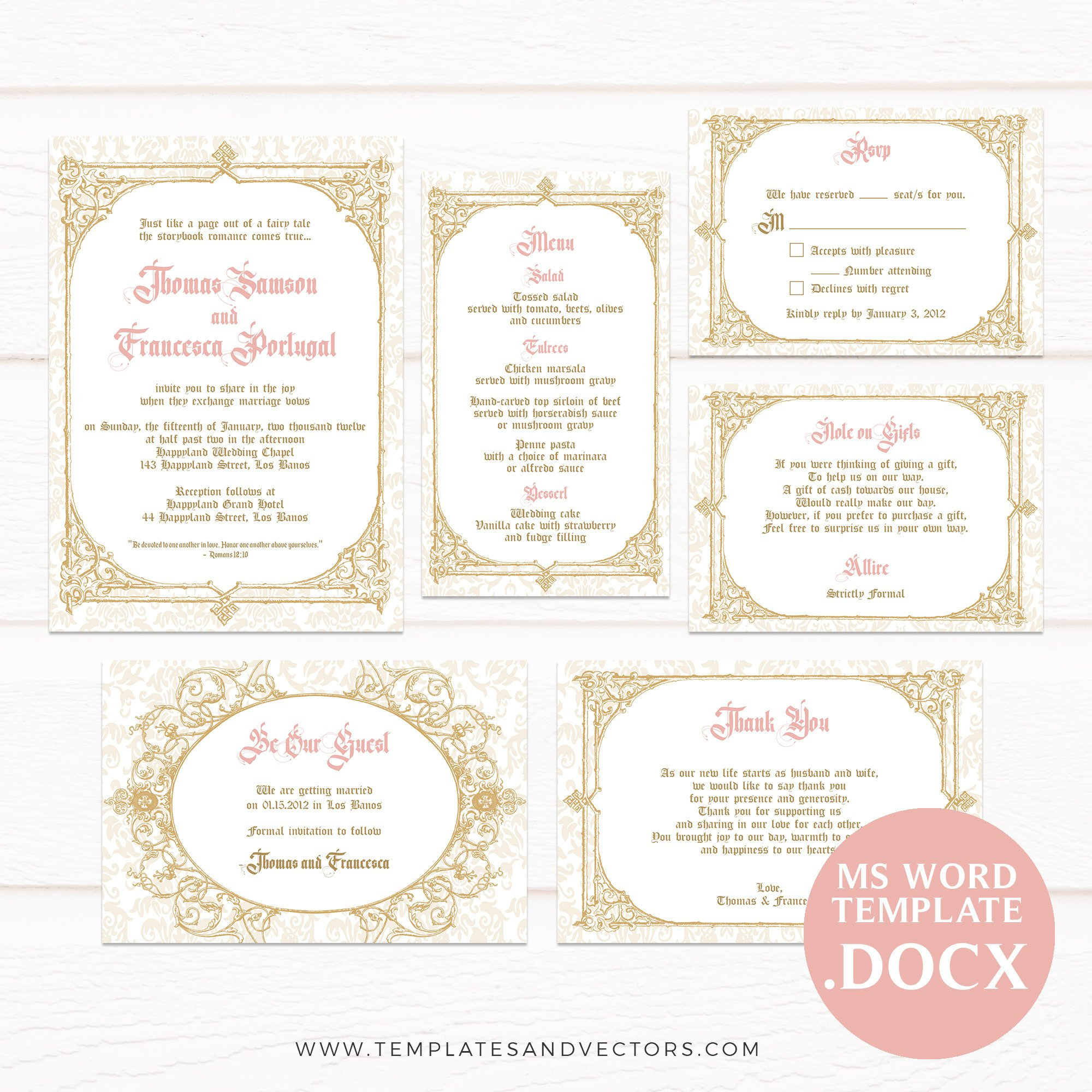 Be Our Guest Royal Wedding Invitation Template Printable Etsy with regard to dimensions 2000 X 2000