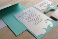 Beach Theme Wedding Invitation Templates Free Invitations Template with regard to sizing 1500 X 859