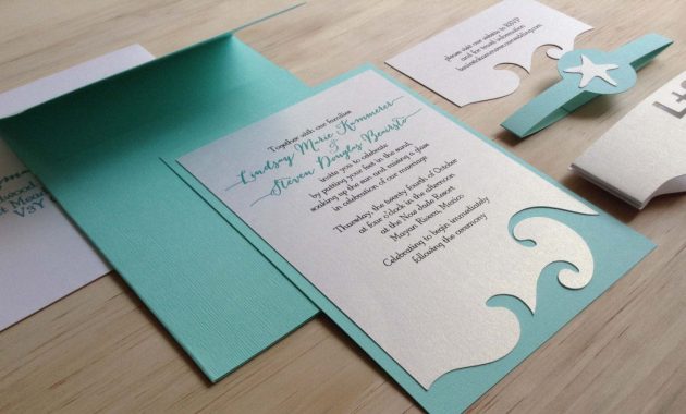 Beach Theme Wedding Invitation Templates Free Invitations Template with regard to sizing 1500 X 859