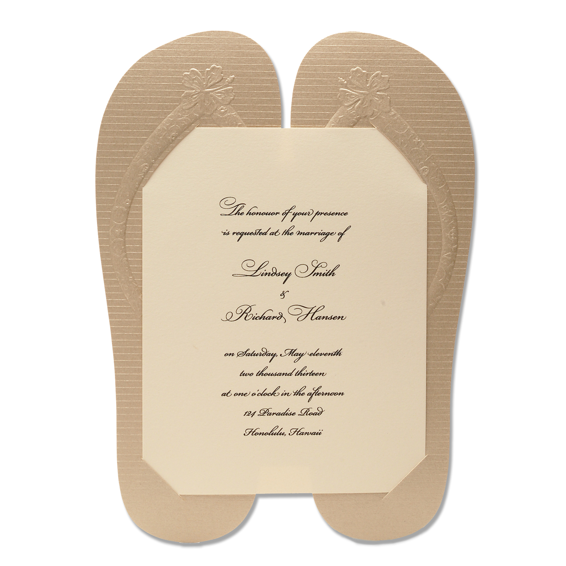 Beach Wedding Invitations Sample Unique Flip Flop Invitations with regard to dimensions 1920 X 1920