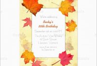 Beautiful Fall Invitation Templates Free Best Of Template intended for proportions 1104 X 1104