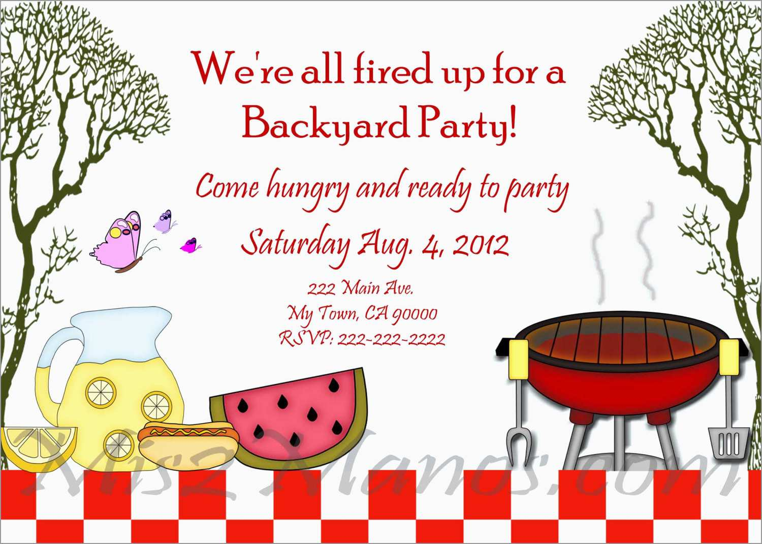 Beautiful Free Downloadable Bbq Invitation Template Best Of Template regarding sizing 1500 X 1071