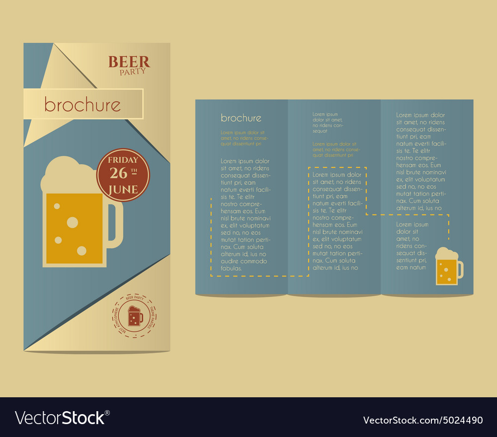Beer Party Flyer Invitation Template With Glass Of intended for measurements 1000 X 880