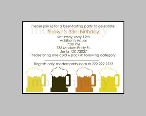 Beer Party Invitation Wording Diy Printable Beer Tasting Party for dimensions 1500 X 1200