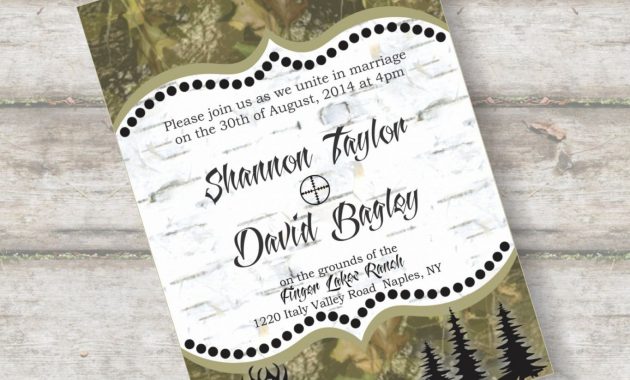 Best 2018 Tips To Create Camo Invites New Trends Invitations within proportions 1365 X 1297