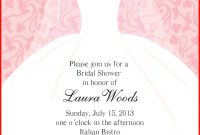 Best Of Blank Bridal Shower Invitations Templates Pics Of Invitation pertaining to sizing 1500 X 2100