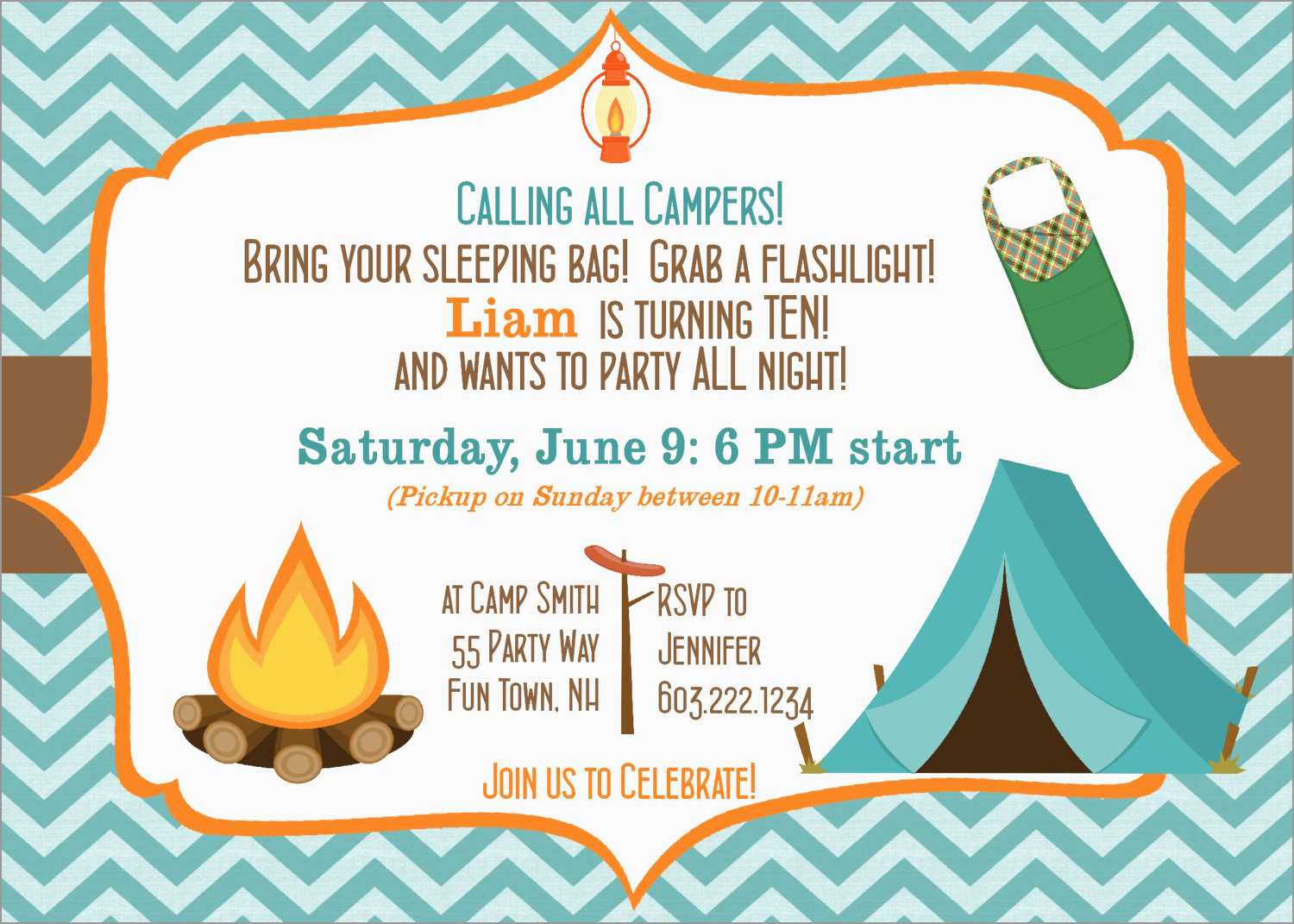 Best Of Campfire Invitation Template Free Best Of Template regarding proportions 1500 X 1071