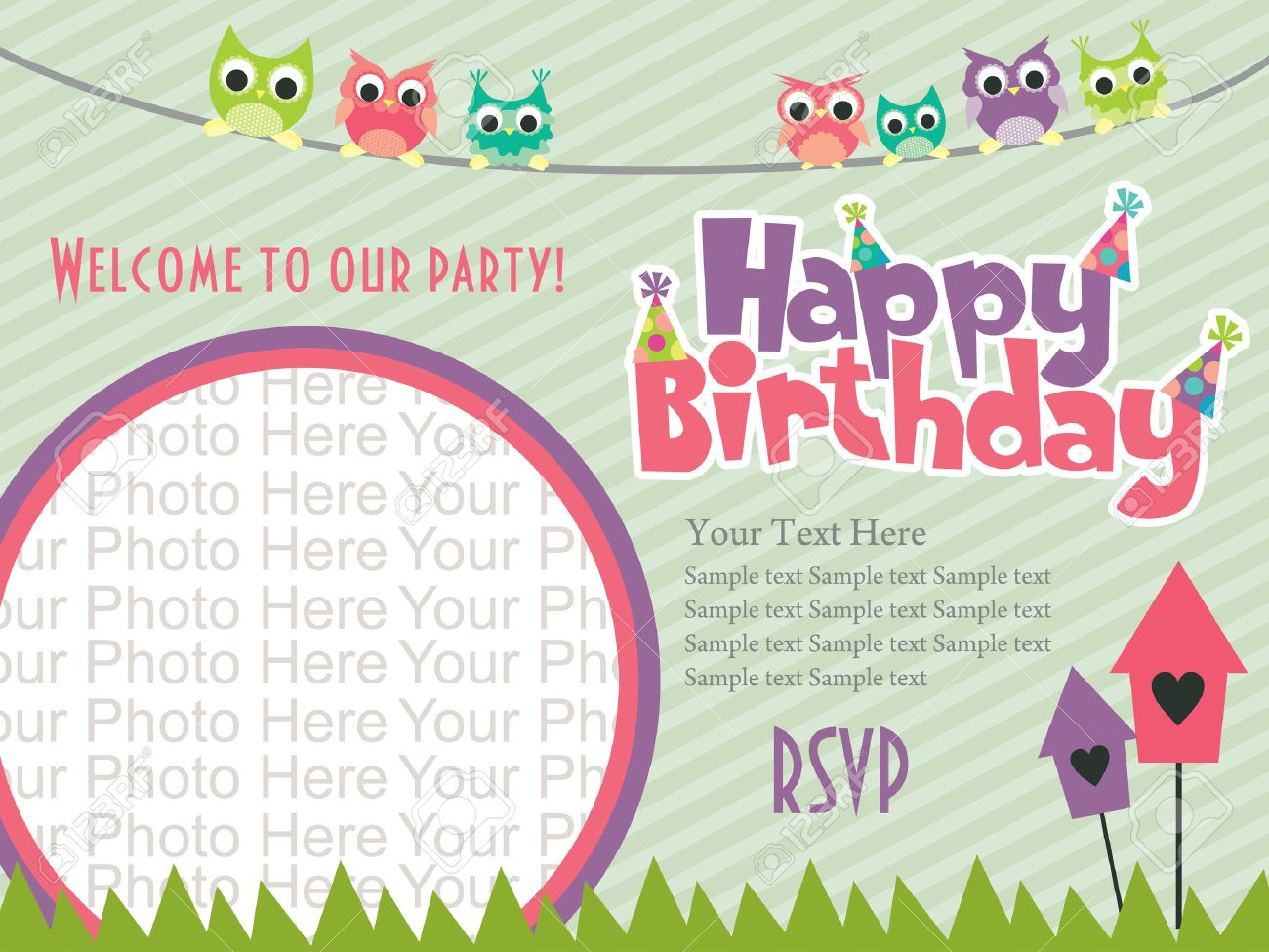 Birthday Invitation Cards Templates Invitation Template Ideas throughout proportions 1300 X 975